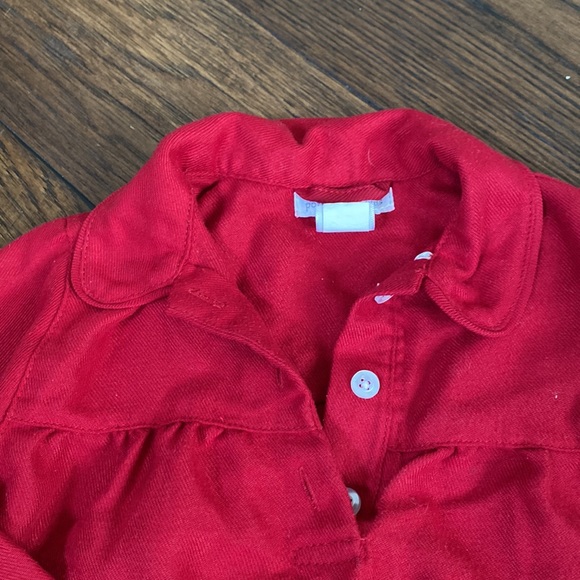 PB Kids.  Long sleeve nightgown. Red. Size 3 - Picture 2 of 5